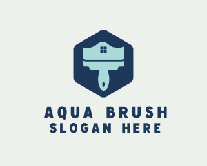 Paint Brush House  logo design