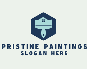 Paint Brush House  logo design