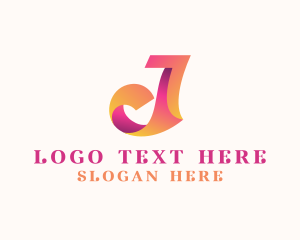 Creative Feminine Letter J logo