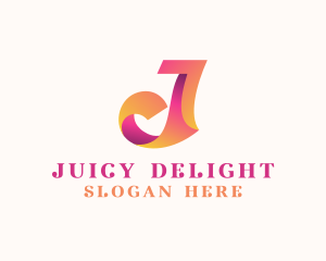 Creative Feminine Letter J logo design