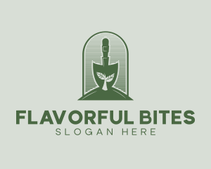 Shovel Planting Yard logo design