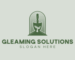 Shovel Planting Yard logo design