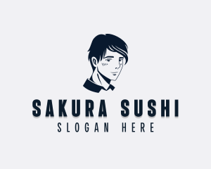 Japanese Otaku Man logo design