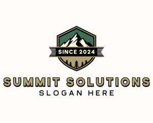 Forest Mountain Summit logo design