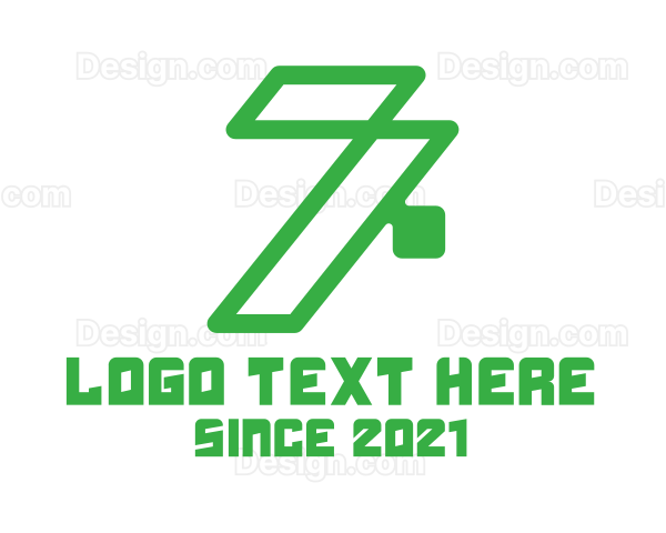 Green Tech Number 7 Logo