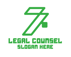 Green Tech Number 7 Logo