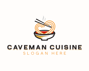 Noodles Cuisine Restaurant logo design