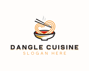 Noodles Cuisine Restaurant logo design