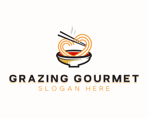 Noodles Cuisine Restaurant logo design