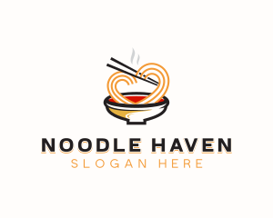 Noodles Cuisine Restaurant logo design