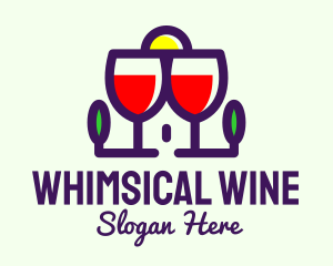 Red Wine House logo design