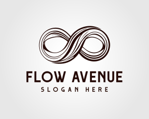 Infinity Loop Swirl logo design