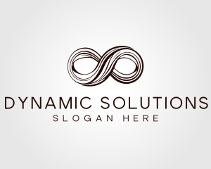 Infinity Loop Swirl logo design