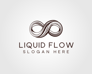 Infinity Loop Swirl logo design