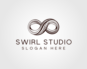 Infinity Loop Swirl logo design