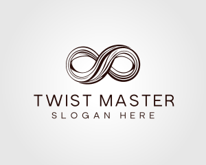 Infinity Loop Swirl logo design