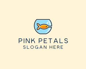 Pet Goldfish Bowl logo design