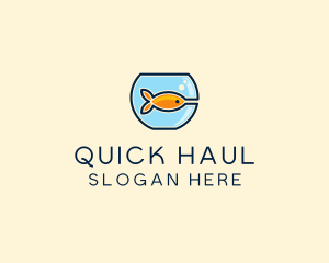 Pet Goldfish Bowl logo design