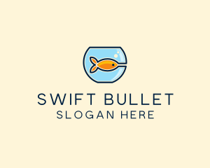 Pet Goldfish Bowl logo design