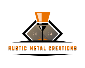 Metalworks Cnc Laser logo design