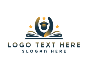 Education Book Academic Logo