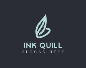 Writing Quill Author logo design