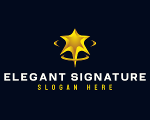 Elegant Astral Star logo design