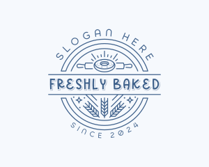 Wheat Donut Patisserie logo design