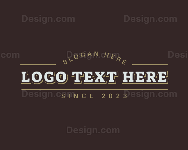 Retro Brand Business Logo