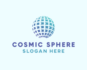 Global Tech Sphere logo design