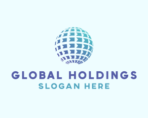 Global Tech Sphere logo design