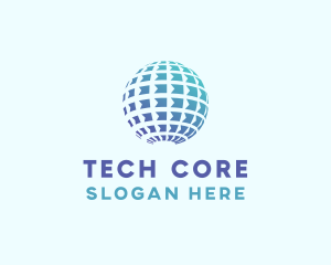 Global Tech Sphere logo design