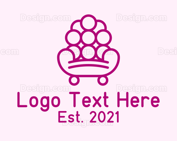 Grape Armchair Furniture Logo