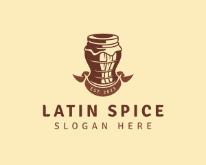 Fermented Spice Jar logo design