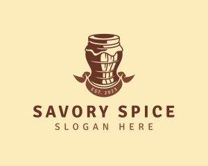 Fermented Spice Jar logo design