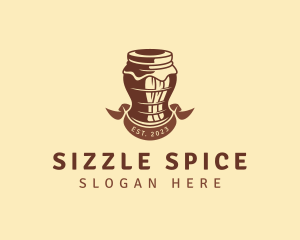 Fermented Spice Jar logo design