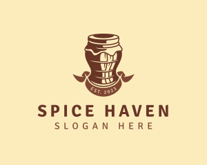 Fermented Spice Jar logo design