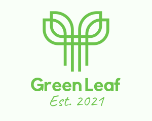 Green Leaf Garden logo design