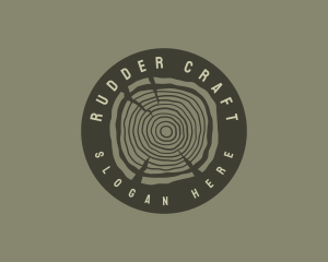 Woodwork Circle Business logo design