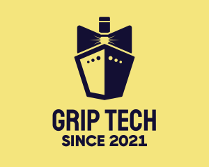 Bow Tie Ship Cruise logo design