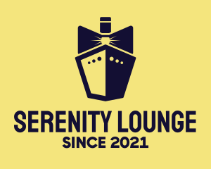 Bow Tie Ship Cruise logo design