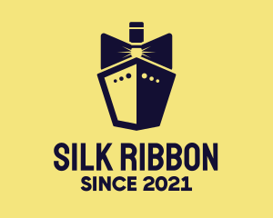 Bow Tie Ship Cruise logo design