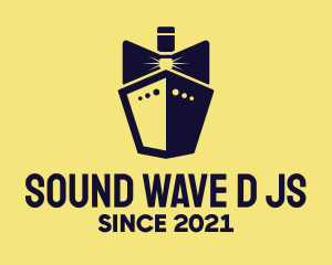 Bow Tie Ship Cruise logo design