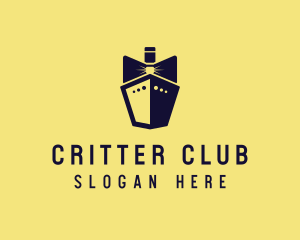 Bow Tie Ship Cruise logo design