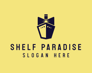 Bow Tie Ship Cruise logo design