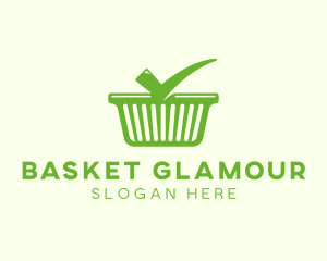 Check Shopping Basket logo design