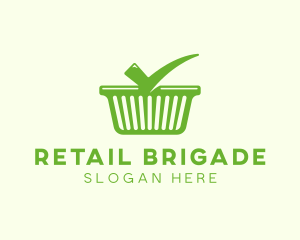 Check Shopping Basket logo design