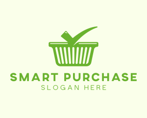 Check Shopping Basket logo design