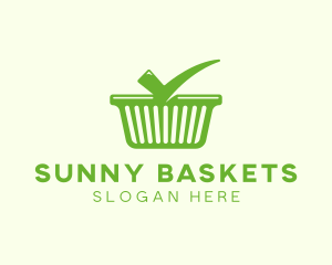 Check Shopping Basket logo design