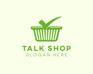 Check Shopping Basket logo design